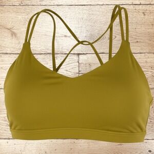 CALIA‎ Womens Inspire Bra Low Support Strappy Back Size XXL Olive NWT